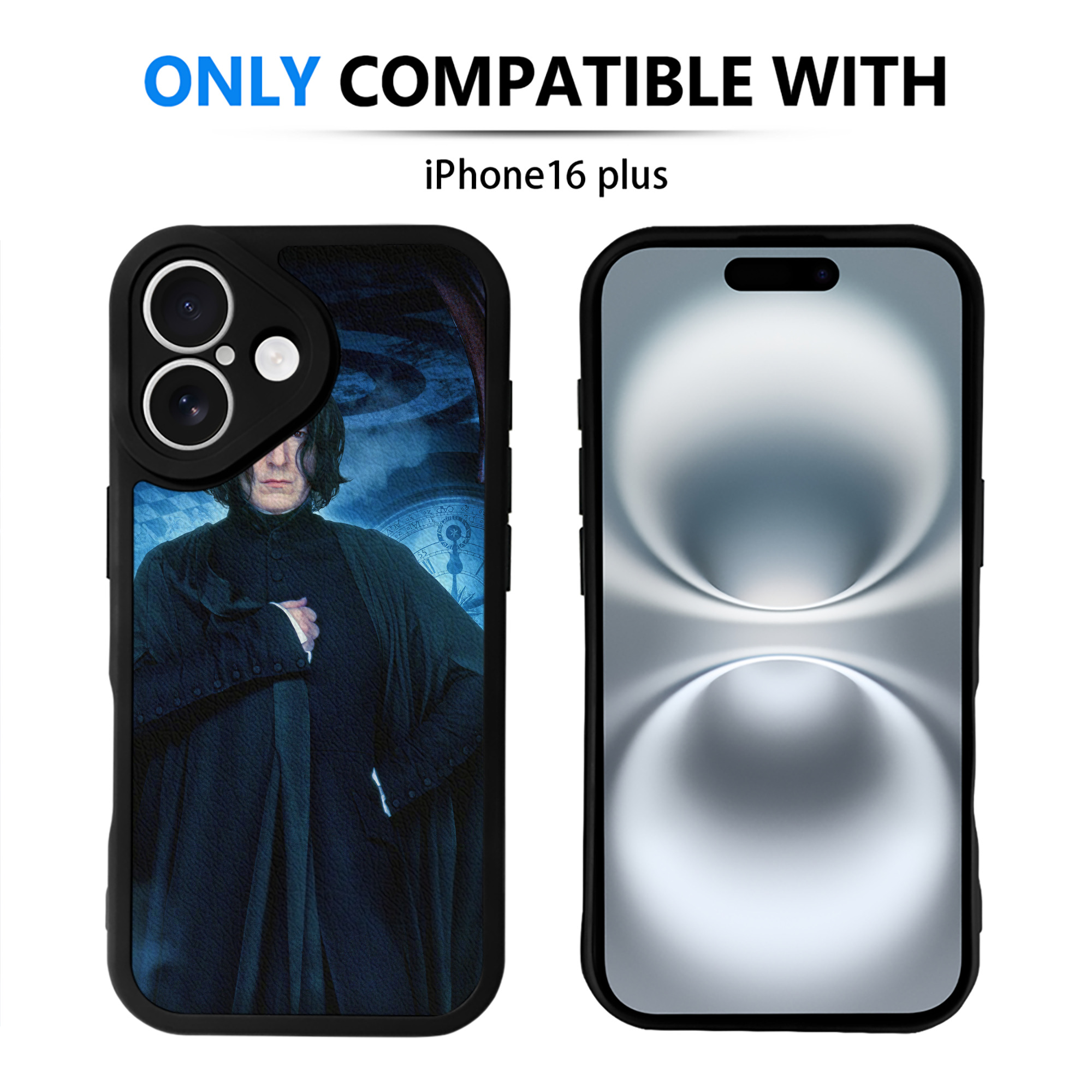 （画像用） Harry Potter ハリー・ポッターシリーズ 【iPhone 16シリーズ対応】シリコンスマホケース（レザー調） 材質：シリコン